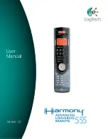 Logitech Harmony 555 User Manual предпросмотр