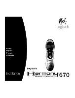 Предварительный просмотр 1 страницы Logitech Harmony 670 Installation Manual