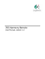 Предварительный просмотр 1 страницы Logitech Harmony 785 User Manual