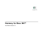 Предварительный просмотр 1 страницы Logitech Harmony for Xbox 360 User Manual