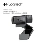 Logitech HD Pro Webcam C920 Setup Manual preview