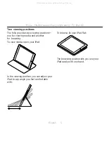 Preview for 5 page of Logitech Hinge Setup Manual