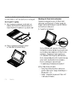 Предварительный просмотр 76 страницы Logitech iK610 mini Setup Manual