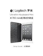 Предварительный просмотр 1 страницы Logitech iK700 mini Setup Manual