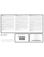 Preview for 2 page of Logitech Joystick Getting Started Manual