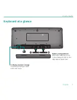 Предварительный просмотр 9 страницы Logitech K340 - Wireless Keyboard User Manual