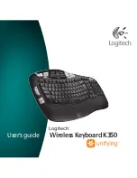 Предварительный просмотр 1 страницы Logitech K350 - Wireless Keyboard User Manual