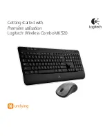 Предварительный просмотр 1 страницы Logitech k520 Getting Started Manual