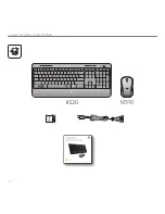 Предварительный просмотр 4 страницы Logitech k520 Getting Started Manual