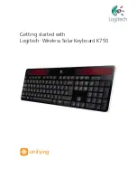 Logitech K750 Getting Started Manual preview