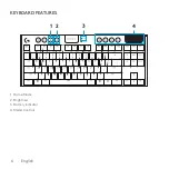 Предварительный просмотр 6 страницы Logitech LIGHTSPEED G913 TKL Manual