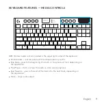 Предварительный просмотр 9 страницы Logitech LIGHTSPEED G913 TKL Manual