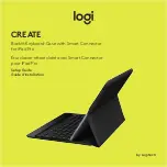 Logitech LOGI CREATE Setup Manual предпросмотр