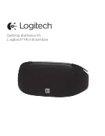 Preview for 1 page of Logitech Mini Boombox Getting Started With