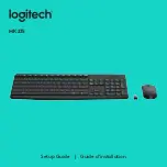 Logitech MK235 Setup Manual предпросмотр