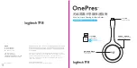 Preview for 1 page of Logitech OnePres Quick Start Manual