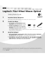 Предварительный просмотр 1 страницы Logitech Pilot Wheel Mouse Optical Getting Started Manual