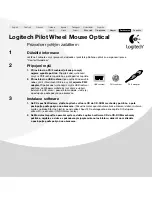 Предварительный просмотр 29 страницы Logitech Pilot Wheel Mouse Optical Getting Started Manual