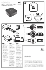 Предварительный просмотр 1 страницы Logitech Premiere utilisation Quick Start Manual