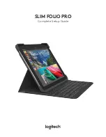 Logitech PRO FOLIO SLIM Complete Setup Manual предпросмотр