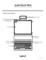 Предварительный просмотр 43 страницы Logitech PRO FOLIO SLIM Complete Setup Manual