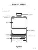 Предварительный просмотр 98 страницы Logitech PRO FOLIO SLIM Complete Setup Manual