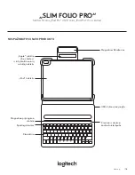 Предварительный просмотр 108 страницы Logitech PRO FOLIO SLIM Complete Setup Manual