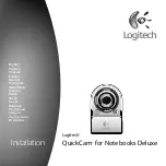 Preview for 1 page of Logitech QuickCam Deluxe Installation Manual