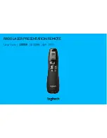 Logitech R800 - Professional Presenter Presentation Remote Control Setup Manual preview