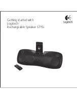 Предварительный просмотр 1 страницы Logitech S715i Getting Started