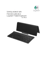 Logitech Tablet Keyboard for iP Getting Started Manual preview