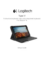 Logitech Type-V Setup Manual предпросмотр