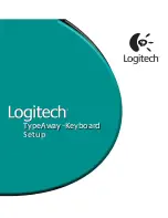 Предварительный просмотр 1 страницы Logitech TypeAway Setup