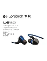 Предварительный просмотр 1 страницы Logitech UE 900 Getting Started