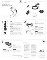 Logitech Ultimate Ears 500 Getting Started Manual preview