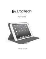 Предварительный просмотр 1 страницы Logitech Ultrathin Keyboard Folio m1 Setup Manual