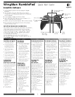 Preview for 1 page of Logitech WingMan RumblePad Quick Start Manual