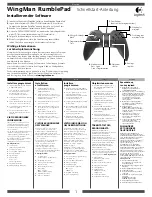 Preview for 6 page of Logitech WingMan RumblePad Quick Start Manual