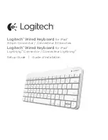 Предварительный просмотр 1 страницы Logitech Wired Keyboard 920-006341 Setup Manual