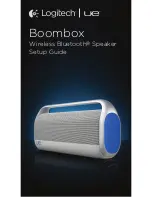 Предварительный просмотр 1 страницы Logitech Wireless Boombox Setup Manual