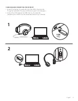 Предварительный просмотр 4 страницы Logitech Wireless Headset H600 Setup Manual