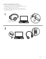 Предварительный просмотр 7 страницы Logitech Wireless Headset H600 Setup Manual