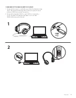 Предварительный просмотр 10 страницы Logitech Wireless Headset H600 Setup Manual