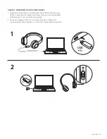 Предварительный просмотр 16 страницы Logitech Wireless Headset H600 Setup Manual