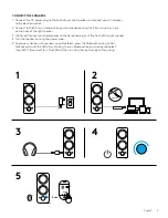 Предварительный просмотр 4 страницы Logitech Z207 Complete Setup Manual