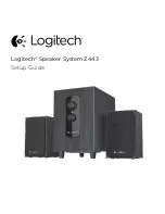 Preview for 1 page of Logitech Z443 Setup Manual