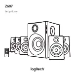 Logitech Z607 Setup Manual preview