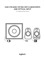 Logitech Z625 Complete Setup Manual preview