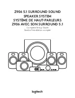 Logitech Z906 User's Guide Complete Setup Manual preview