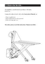 Preview for 2 page of logitrans EHL 1004 Maintenance Manual